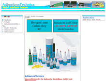 Tablet Screenshot of adhesionstechnics.com